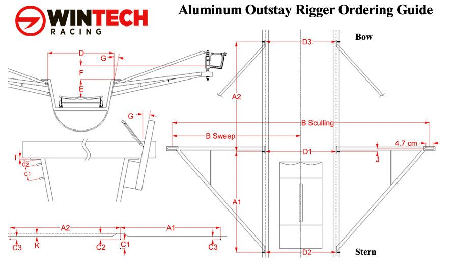 Aluminum Outstay Rigger Order Form